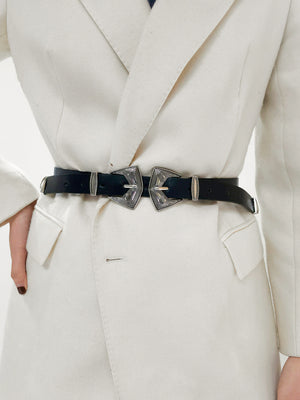 Double Buckle PU Leather Belt-Teresa's Fashionista LLC