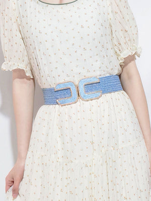 Wide Braid Belt-Teresa's Fashionista LLC