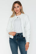 Snobbish PU Leather Zip Up Jacket with Pockets - Teresa's Fashionista LLC