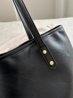 PU Leather Medium Shoulder Bag-Teresa's Fashionista LLC