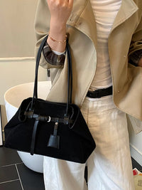 Buckle Detail Shoulder Bag
