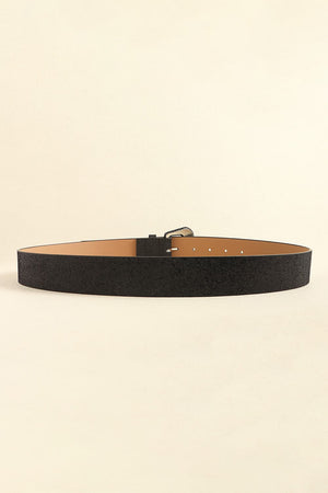 Glitter PU Leather Belt-Teresa's Fashionista LLC