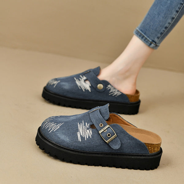 Round Toe Platform Loafers-Teresa's Fashionista LLC