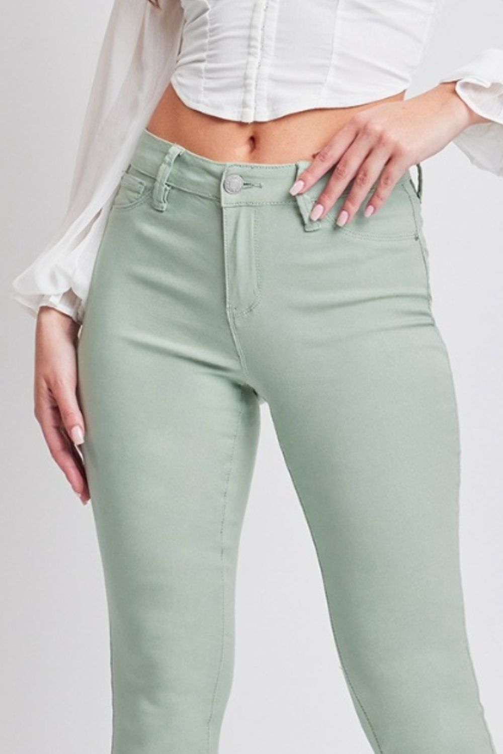 YMI Jeanswear Hyperstretch Mid-Rise Skinny Jeans - Teresa's Fashionista LLC