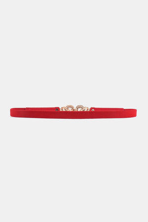 Zinc Alloy Buckle PU Leather Belt-Teresa's Fashionista LLC