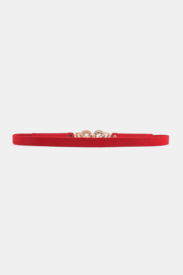 Zinc Alloy Buckle PU Leather Belt-Teresa's Fashionista LLC