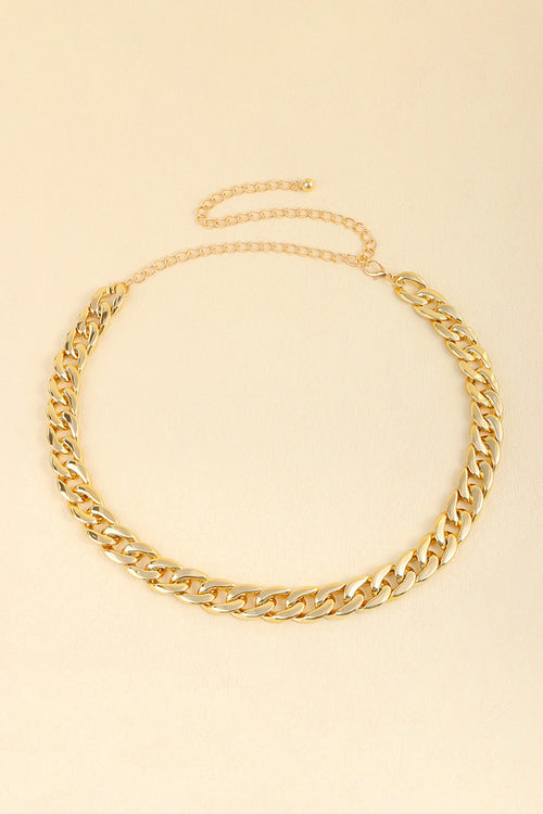 Adjustable Curb Chain Belt-Teresa's Fashionista LLC
