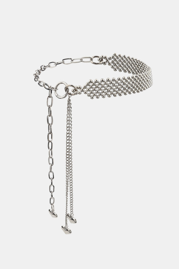 CCB Bead Heart Charm Belt-Teresa's Fashionista LLC