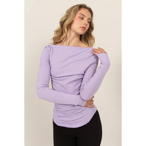 Off-The-Shoulder Ruched Top