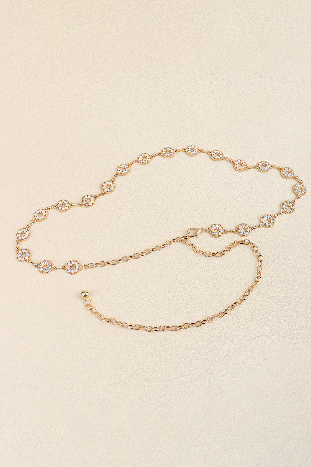 Rhinestone Decor Zinc Alloy Belt-Teresa&#39;s Fashionista LLC