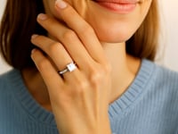 1.50Ct Princess Lab Grown IGI G/VS1 Diamond Ring in 10K White Gold