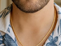 10k Yellow Gold Solid Diamond Cut Rope Chain (1.40 mm)