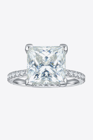 5.52 Carat Moissanite Side Stone Ring-Teresa's Fashionista LLC