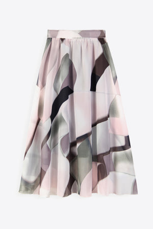 Full Size Floral Tie-Waist Skirt-Teresa's Fashionista LLC