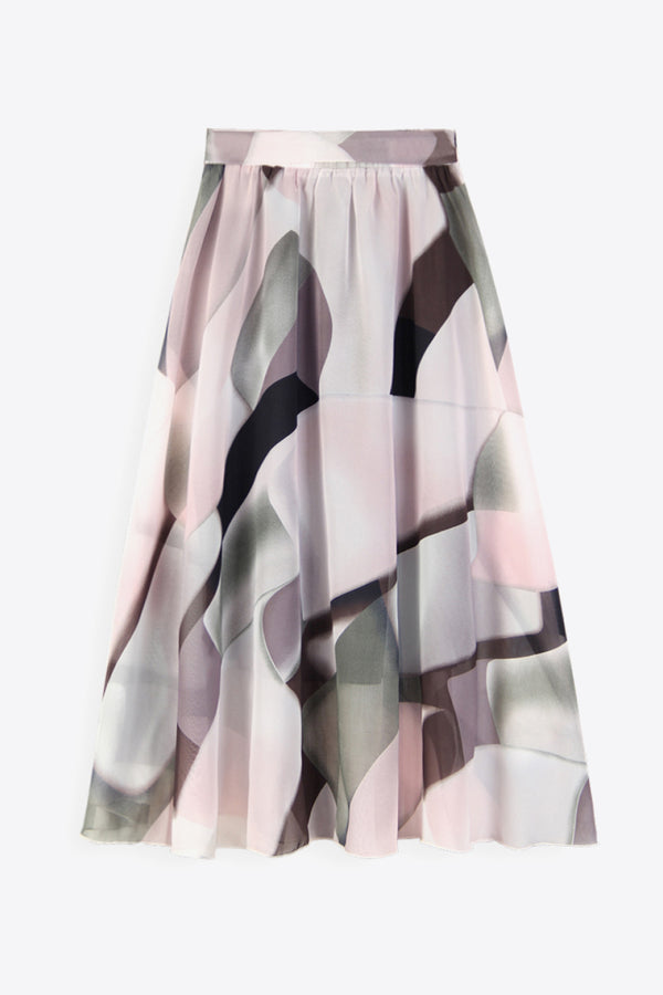 Full Size Floral Tie-Waist Skirt-Teresa's Fashionista LLC