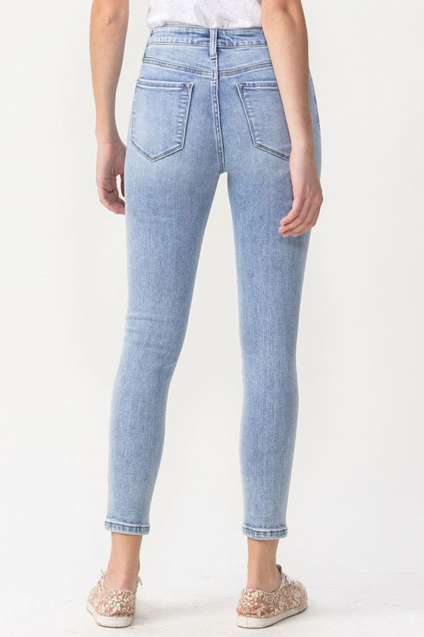 Lovervet Full Size Talia High Rise Crop Skinny Jeans-Teresa's Fashionista LLC