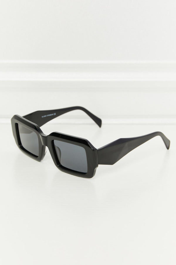 Rectangle TAC Polarization Lens Full Rim Sunglasses-Teresa's Fashionista LLC