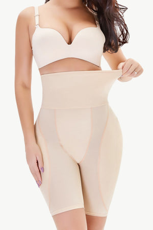 Full Size High Waisted Pull-On Shaping Shorts-Teresa's Fashionista LLC