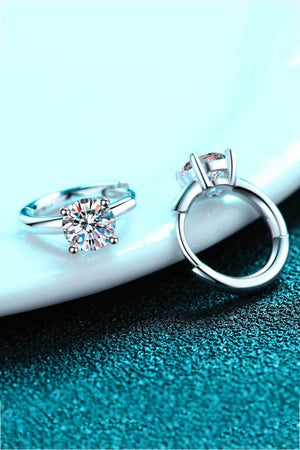 Moissanite Huggie Earrings-Teresa's Fashionista LLC