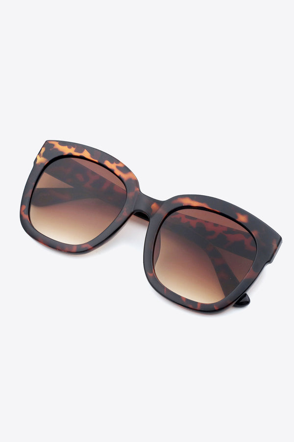 Polycarbonate Frame Square Sunglasses-Teresa's Fashionista LLC