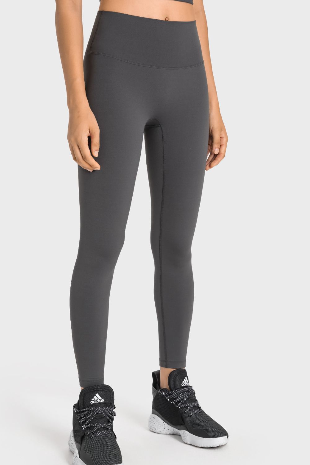High-Rise Wide Waistband Yoga Leggings-Teresa's Fashionista LLC