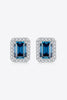2 Carat Moissanite Stud Earrings in Indigo-Teresa's Fashionista LLC
