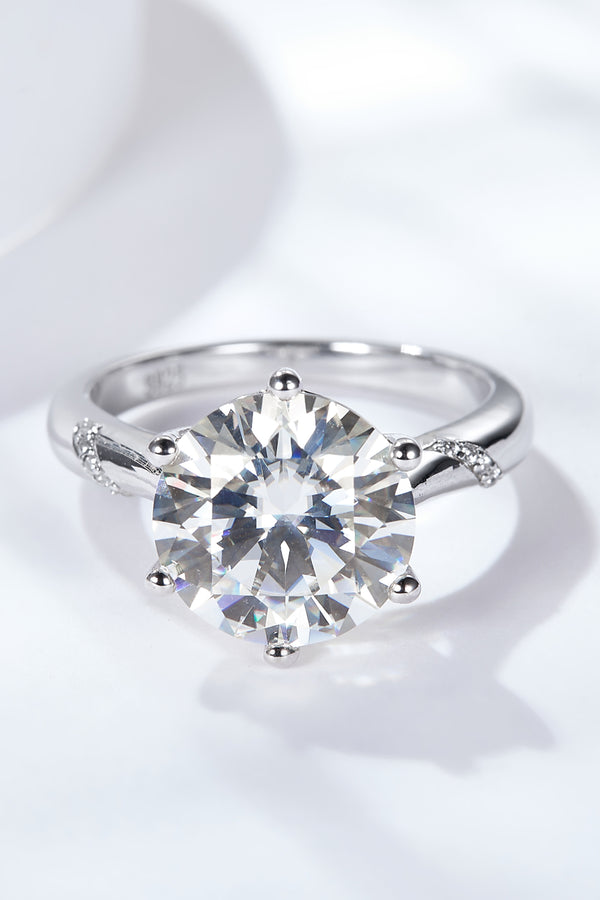5 Carat Moissanite Solitaire Ring-Teresa's Fashionista LLC