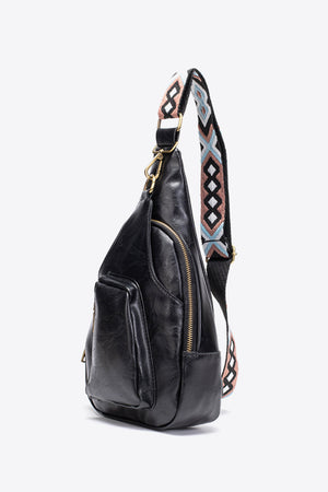 All The Feels PU Leather Sling Bag-Teresa's Fashionista LLC