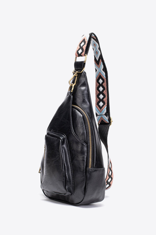 All The Feels PU Leather Sling Bag-Teresa's Fashionista LLC