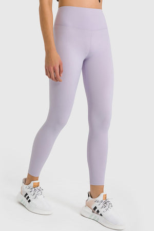 High Waist Ankle-Length Yoga Leggings-Teresa's Fashionista LLC