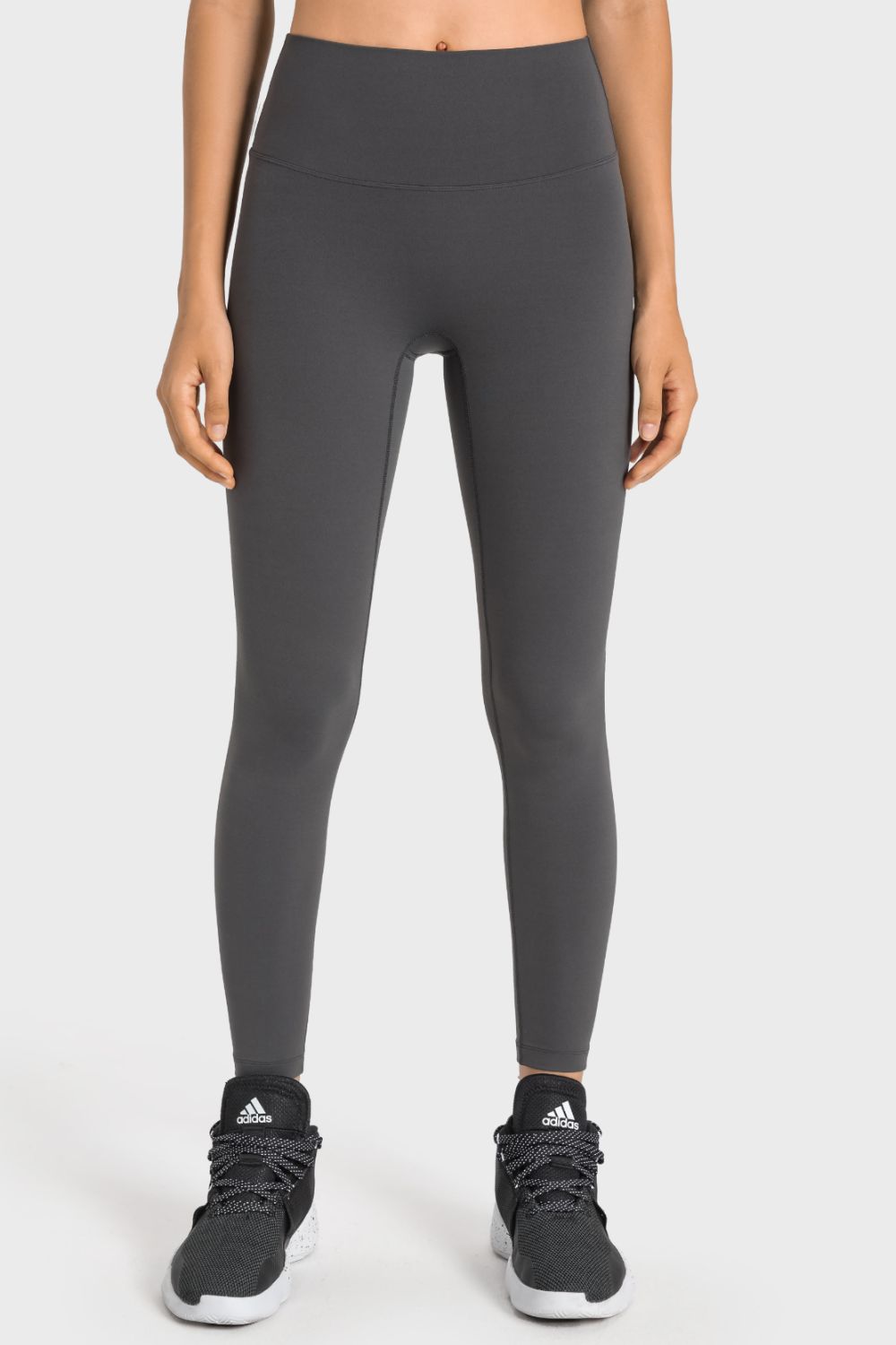 High-Rise Wide Waistband Yoga Leggings-Teresa's Fashionista LLC