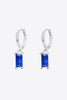 Retro 925 Sterling Silver Cubic Zirconia Drop Earrings-Teresa's Fashionista LLC