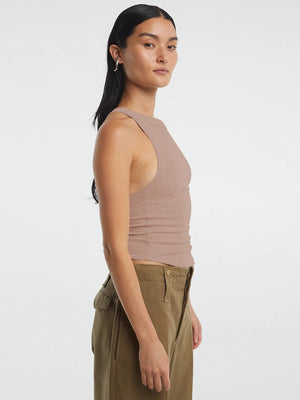 Halter Neck Ribbed Cropped Top-Teresa's Fashionista LLC
