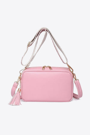 PU Leather Tassel Crossbody Bag-Teresa's Fashionista LLC