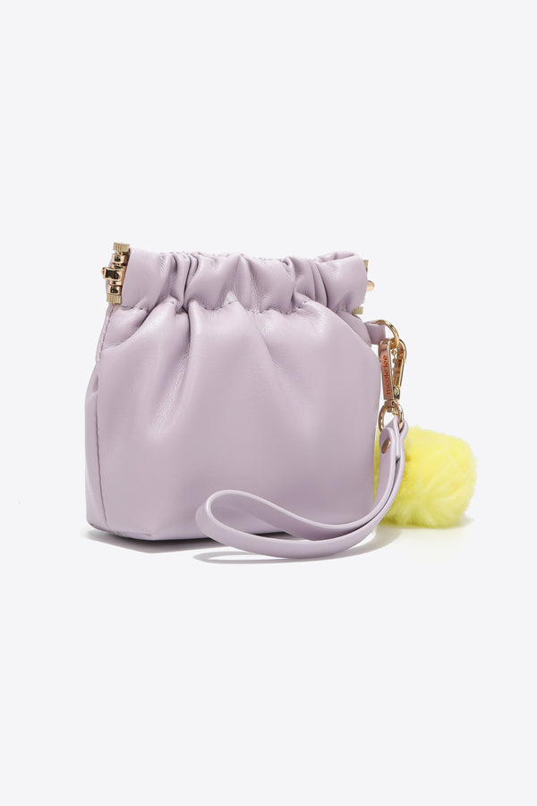 Nicole Lee USA Faux Leather Pouch-Teresa's Fashionista LLC