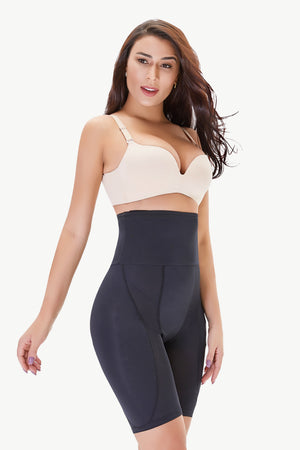 Full Size High Waisted Pull-On Shaping Shorts-Teresa's Fashionista LLC