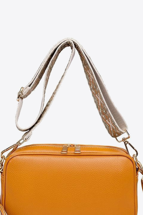 PU Leather Tassel Crossbody Bag-Teresa's Fashionista LLC