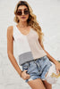 Color Block Knit Tank-Teresa's Fashionista LLC