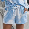 Tie-Dye Drawstring Shorts with Pockets-Teresa's Fashionista LLC