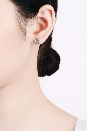 Feeling Fun Moissanite Stud Earrings-Teresa's Fashionista LLC