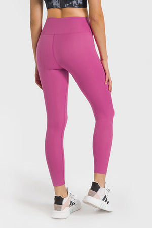High Waist Ankle-Length Yoga Leggings-Teresa's Fashionista LLC