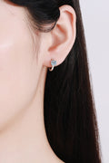Moissanite Huggie Earrings-Teresa's Fashionista LLC
