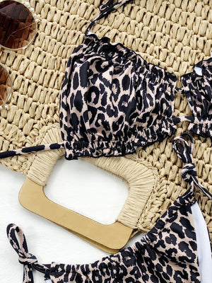 Frill Trill Halter Neck Bikini Set-Teresa's Fashionista LLC