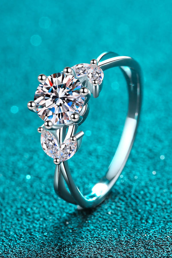 Come With Me 1 Carat Moissanite Ring-Teresa's Fashionista LLC