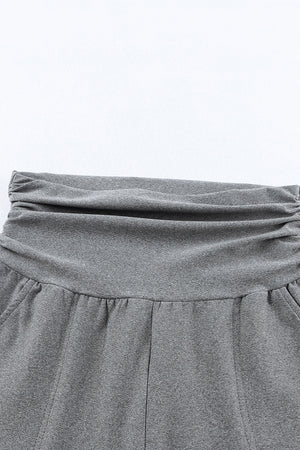 High-Rise Wide Waistband Joggers-Teresa's Fashionista LLC