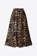 Plus Size Leopard Print Midi Skirt-Teresa's Fashionista LLC