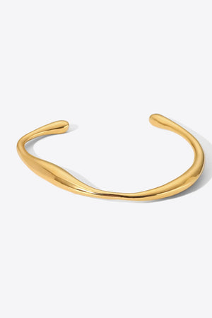 Stainless Steel Open Bracelet-Teresa's Fashionista LLC