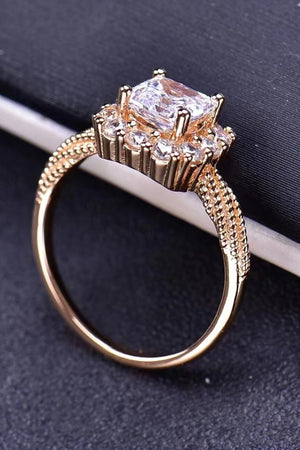 1 Carat Moissanite Twisted Ring-Teresa's Fashionista LLC