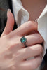 925 Sterling Silver Paraiba Tourmaline 4-Prong Ring-Teresa's Fashionista LLC