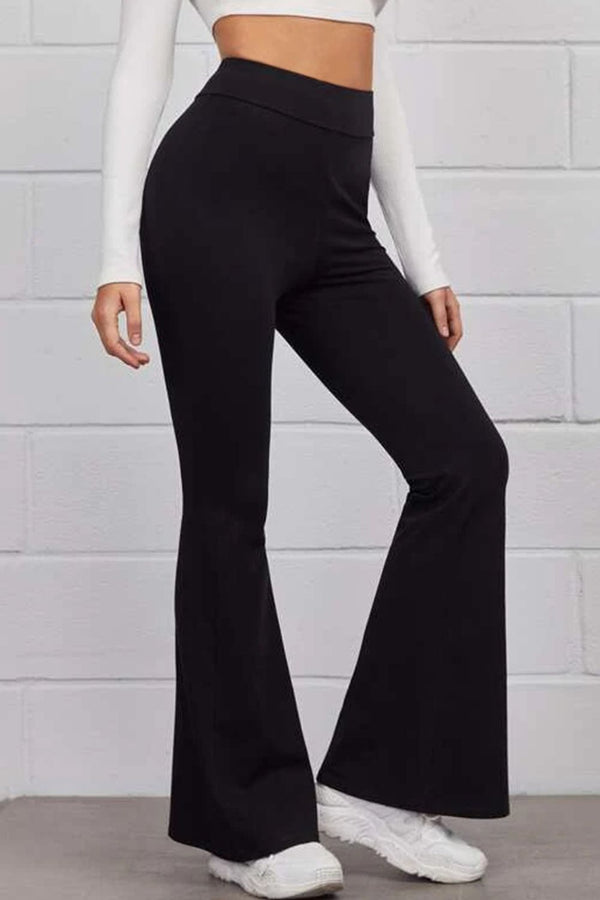 Pull On Flared Pants-Teresa's Fashionista LLC